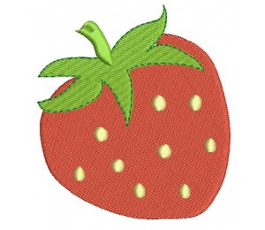 Stickdatei - Erdbeere